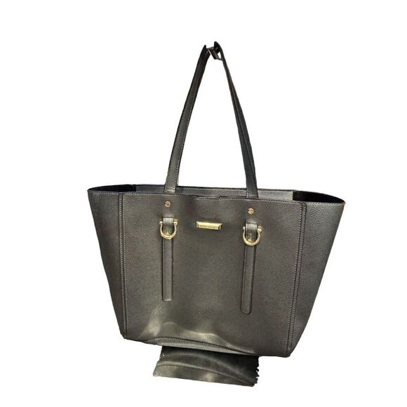 Tahari Women's Stardust Gray Vegan Tote Bag - Picture 1 of 10